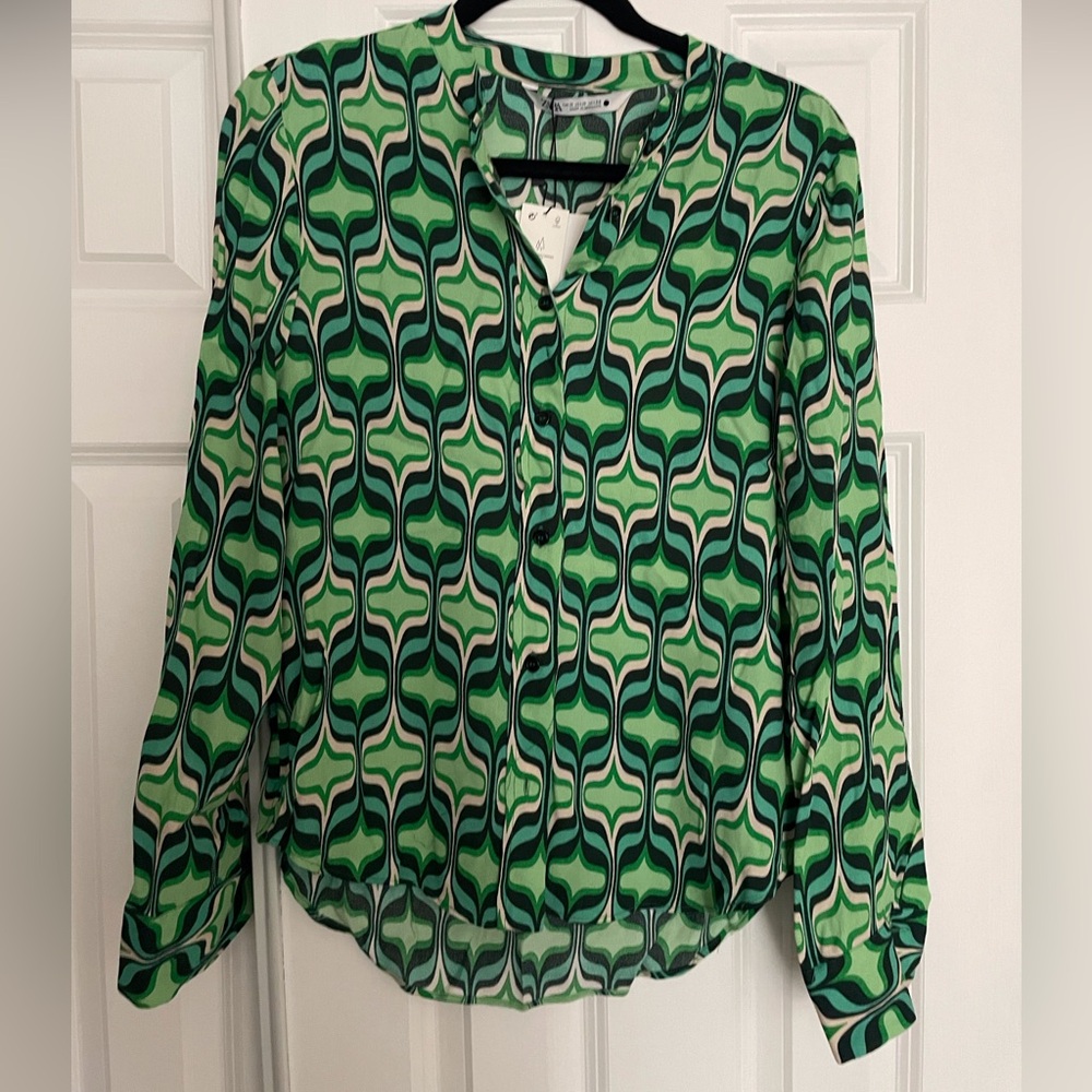 Zara button down shirt